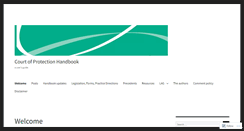 Desktop Screenshot of courtofprotectionhandbook.com